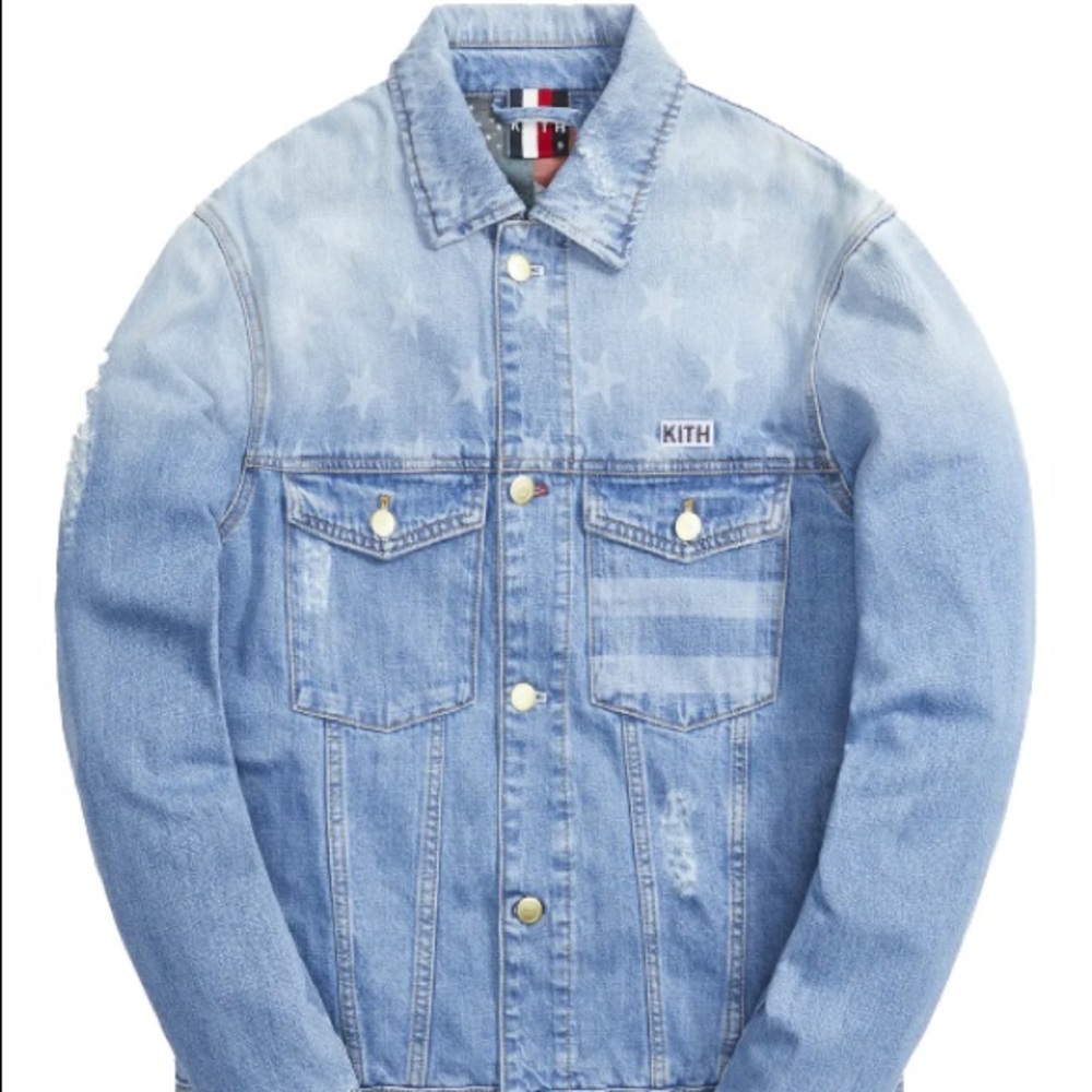 KITH FOR TEAM USA Denim Jacket - Indigo (Large)